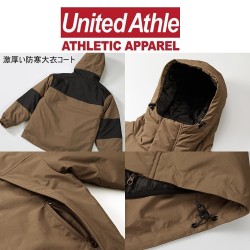 日本 UNITED ATHLE 機能防風連帽保暖外套 (內裏鋪棉版本)