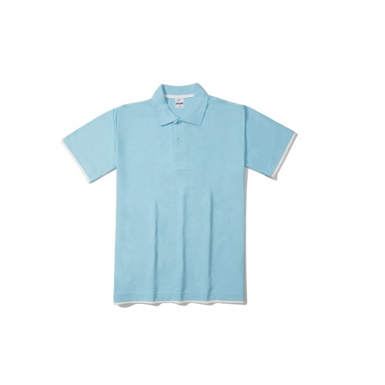 POLONE1 亞規短袖POLO衫 雙色 POLO衫 短袖 網眼布 透氣 簡約短T 團體服 制服