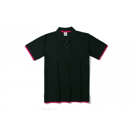 POLONE1 亞規短袖POLO衫 雙色 POLO衫 短袖 網眼布 透氣 簡約短T 團體服 制服