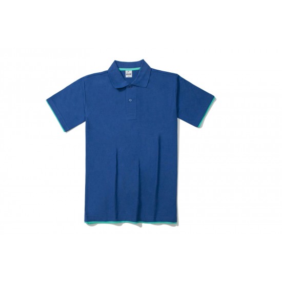 POLONE1 亞規短袖POLO衫 雙色 POLO衫 短袖 網眼布 透氣 簡約短T 團體服 制服