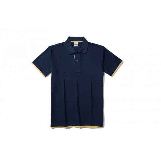 POLONE1 亞規短袖POLO衫 雙色 POLO衫 短袖 網眼布 透氣 簡約短T 團體服 制服