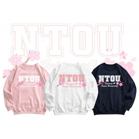 【2024櫻花季限定】NTOU海大櫻花紀念大學T [常態預購]