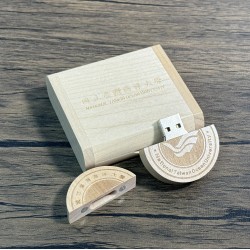 『海大衣學苑系列』- NTOU海大校徽木盒隨身碟 / 32GB / USB 2.0