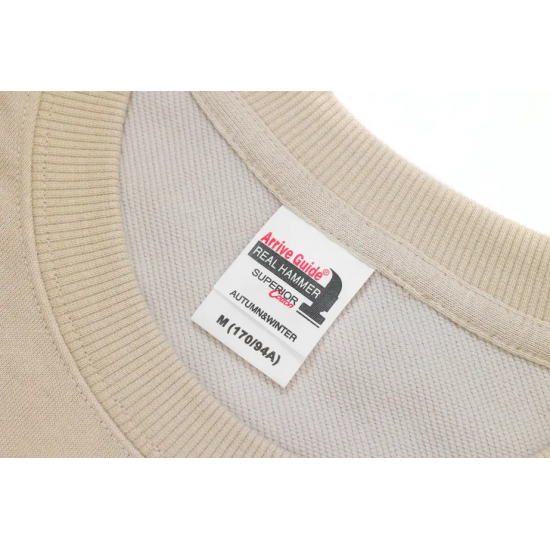 『ARRIVE GUIDE』AG1000 重磅無刷毛大學T 素色 長袖上衣 寬版落肩  秋冬  男女可穿 可客製化