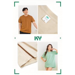 『KY』T24 中性棉T 寬鬆版 圓領短袖素T 運動休閒上衣 團體服・班服・活動服 可客製化印刷