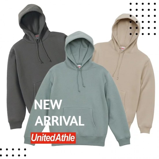『UNITED ATHLE』- UA5618 10oz 厚磅內刷毛 帽T 日本