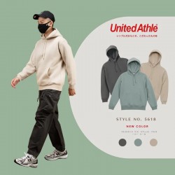 『UNITED ATHLE』- UA5618 10oz 厚磅內刷毛 帽T 日本